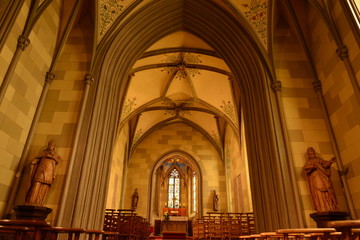 Fototapeta na wymiar St. Michaelskapelle auf der Burg Hohenzollern