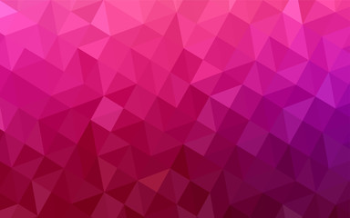 Light Purple, Pink vector low poly texture.