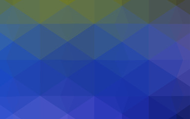 Light Blue, Green vector polygonal pattern.