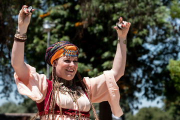 Belly Dancer Banat Tanjora at Pirate Renaissance Festival