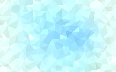 Light BLUE vector gradient triangles template.