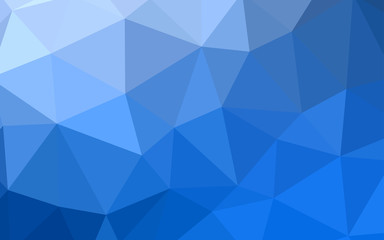 Light BLUE vector abstract mosaic backdrop.