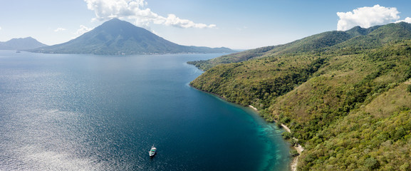 Remote Islands and Ship in Alor, Indonesia