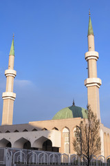 Fototapeta na wymiar Beautiful mosque. Muslim worship place