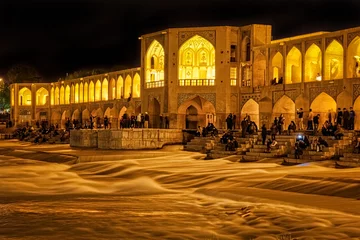 Foto auf Acrylglas Khaju-Brücke Khaju-Brücke Isfahan