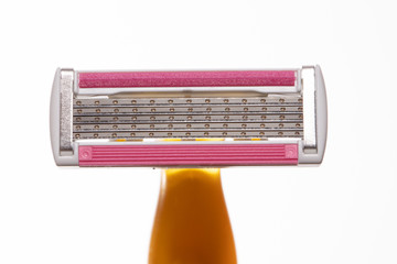 five bladed razor gives you a close shave