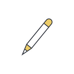 a pen icon. Element of web icon with one color for mobile concept and web apps. Thin line a pen icon can be used for web and mobile. Premium icon