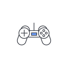 game joystick icon. Element of web icon with one color for mobile concept and web apps. Thin line game joystick icon can be used for web and mobile. Premium icon