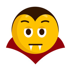 Serious vampire emoji icon