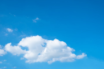 blue sky and clouds