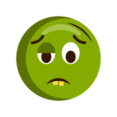 Sad injured emoji icon