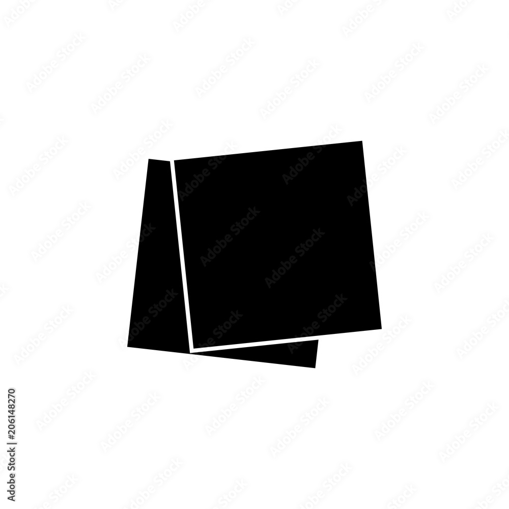 Poster layers of paper icon. element of web icon with one color for mobile concept and web apps. isolated l