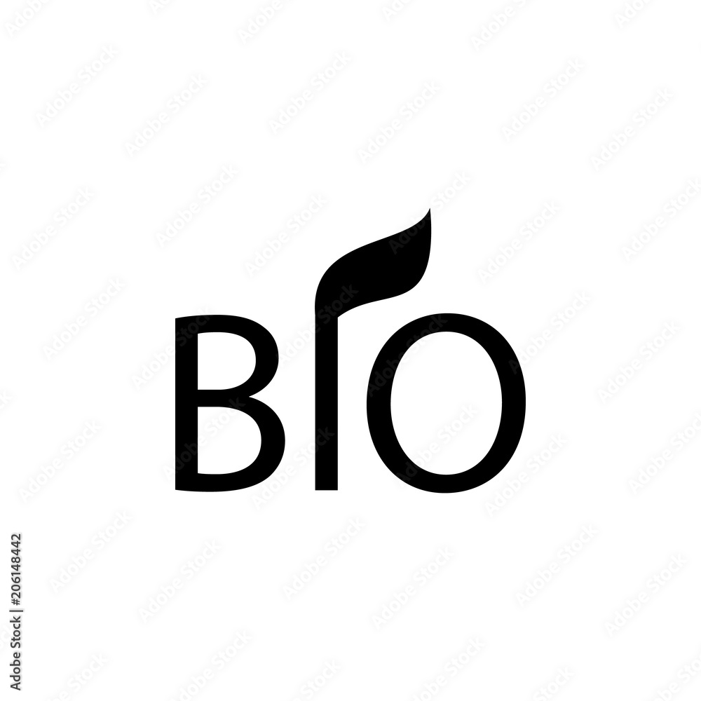 Aufkleber bio products icon. element of web icon with one color for mobile concept and web apps. isolated bio 