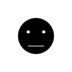 sad smiley icon. Element of web icon with one color for mobile concept and web apps. Isolated sad smiley icon can be used for web and mobile
