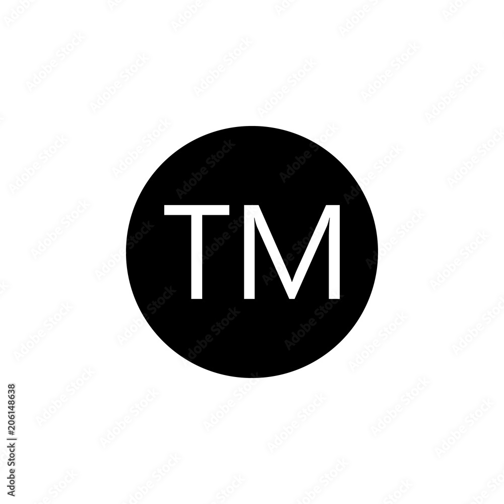Poster trade mark icon. element of web icon with one color for mobile concept and web apps. isolated trade 