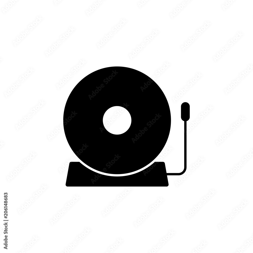 Poster alert icon. element of web icon with one color for mobile concept and web apps. isolated alert icon 