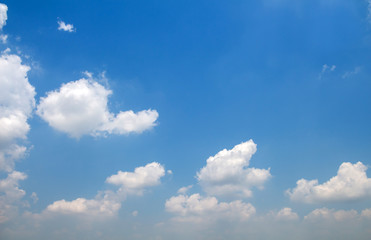 Blue sky with clouds beautiful background,many cloudy
