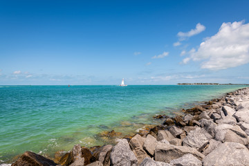 Fototapeta na wymiar Coast of Key West 