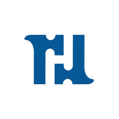 Initial Letter H and Hammer Vector Logo Design, Renovation or Repairment Icon Concept