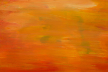 orange art painted texture background