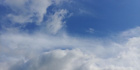 blue sky with cloud