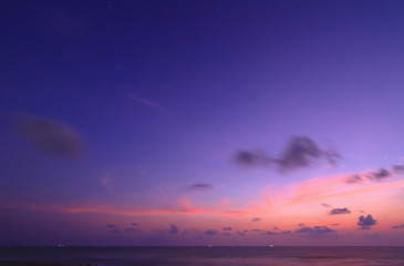 Fototapeta na wymiar Beautiful sky at twilight time for background