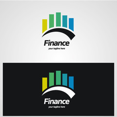 Finance Stats Logo Designs Template