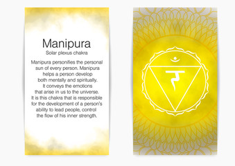 Third, solar plexus chakra - Manipura. 