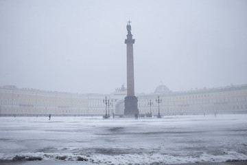 Snowy St. Petersburg