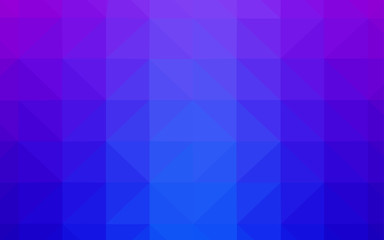 Light Pink, Blue vector triangle mosaic template.