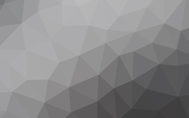 Light Gray vector abstract polygonal pattern.