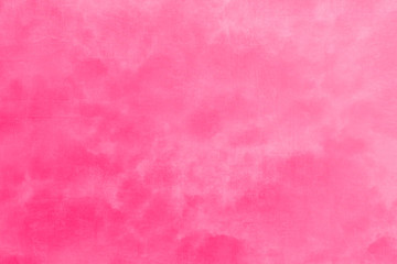 Pink water color paint wall Background with dust oil stain texture