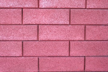 Background of red brick wall texture