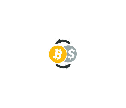 crypto currency to dollar exchange icon 