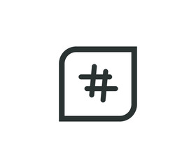 Social Hash tag icon