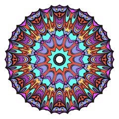 Flower mandala. Very printable decorative elements. Vector illustration for design.