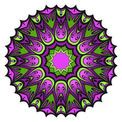 Vector mandala, Floral mandala. Oriental mandala. Vintage decorative elements. Vector illustration. It is super vector illustration.