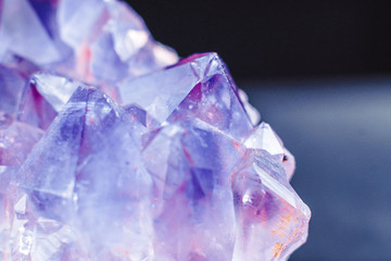 Fototapeta premium Crystal stone macro mineral surface