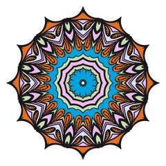 Vector mandala, Floral mandala. Oriental mandala. Vintage decorative elements. Vector illustration. It is super vector illustration.