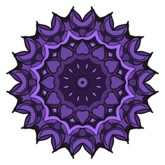 Vector mandala, Floral mandala. Oriental mandala. Vintage decorative elements. Vector illustration. It is super vector illustration.