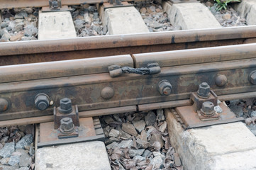 Modern railway track details © AVD