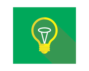 lamp bulb business company office corporate image vector icon logo