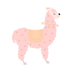 Vector illustration of  llama