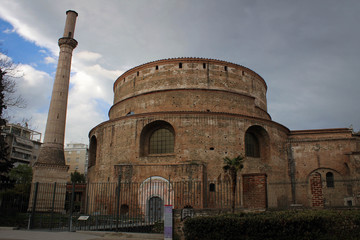 Rotunda of Galerius view in Thessaloniki, Greece