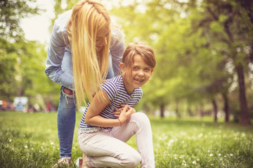 Playful day in park.