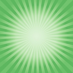 Obraz premium Abstract summer soft Green rays background. Vector