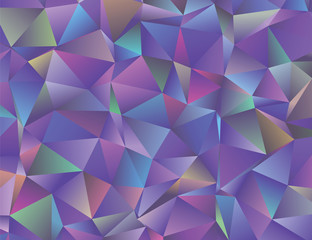 Modern polygonal abstract background. Low poly crystal pattern. Graphic resource for your backgrounds, wallpaper, screen savers, covers, print, business cards, posters.