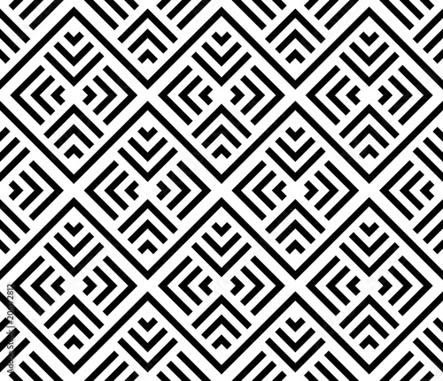Abstract Geometric Pattern A Seamless Vector Background White