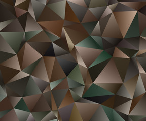 Modern polygonal abstract background. Low poly crystal pattern. Graphic resource for your backgrounds, wallpaper, screen savers, covers, print, business cards, posters.