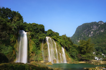 Obraz premium Ban Gioc waterfall in north of Vietnam.
